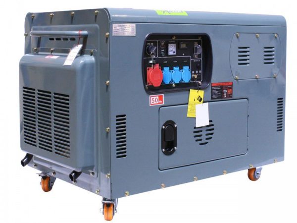 Générateur / Groupe électrogène Diesel insonorisé 12kVa 400V 230V 12V -