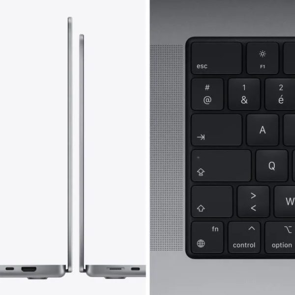 Apple - 14" MacBook Pro (2021) - Puce Apple M1 Pro - RAM 16Go - Stockage 512Go - Gris Sidéral - AZERTY